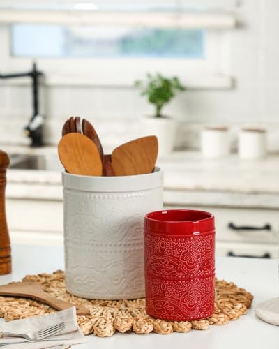 Kitchen Utensil Holder (Bright White)