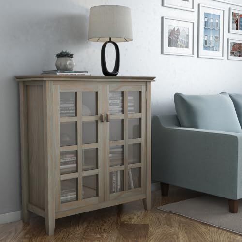 Artisan 38" Wide Solid Wood Cabinet in Distressed Grey (Distressed Grey / 38 inch)