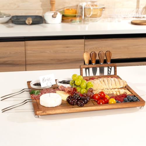 Charcuterie Boards Set with Knives