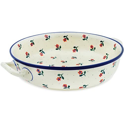 Round Baker with Handles 10 (Full Bloom)