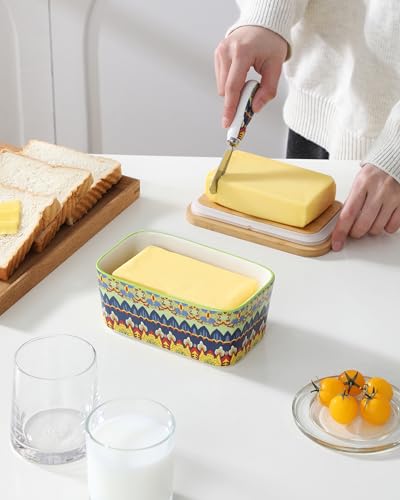 KRVI Butter Dish with Lid (Gypsy Meadow)