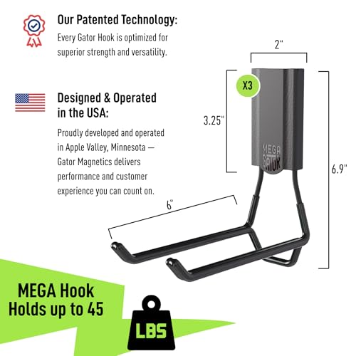 MEGA 6 in Open Hooks (6 Inch / Open)