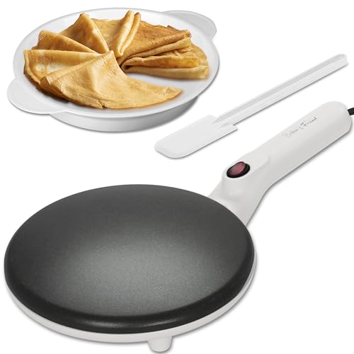 Instant Crepe Maker with Handle (Crepe Maker (White))