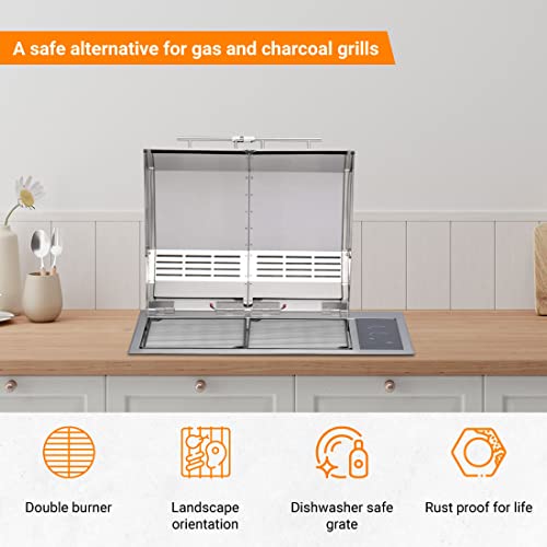 Texan Built In Electric Grill With 2 Burners And IntelliKEN Touch Control (B70425NH)