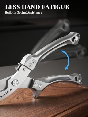 Heavy Duty Poultry Shears (Aluminum Handle Poultry Shears)