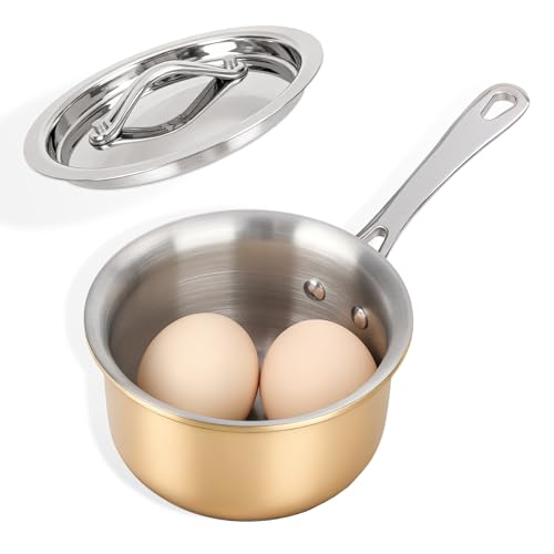Mini Sauce Pan with Lid (0.34 QT / Rose Gold)