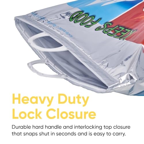 Hot and Cold Insulated Bags for Food Delivery (X Small (Meal Size) / 8 Pack)