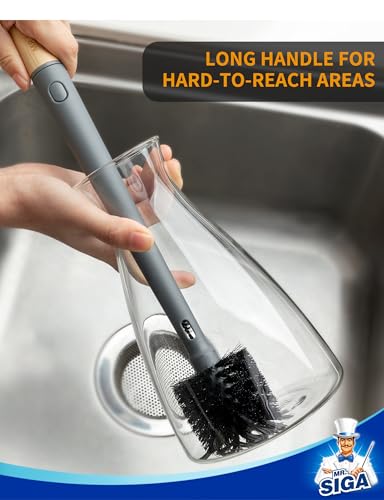 Water Bottle Brush and Straw Cleaner Brush with Long Handle