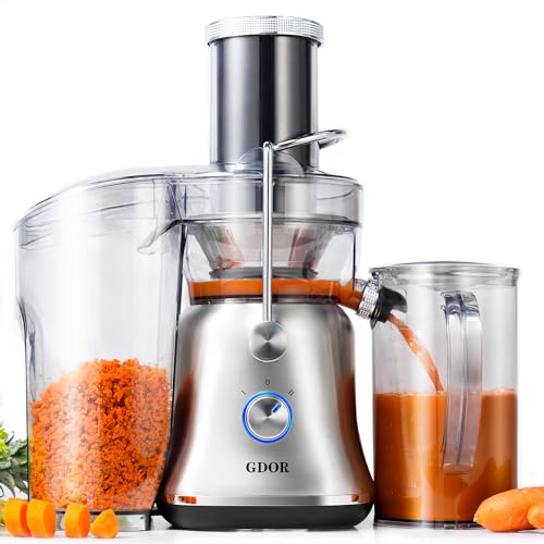 1300W Powerful Juicer Machines with Larger 3.4" Feed Chute 56oz Jug