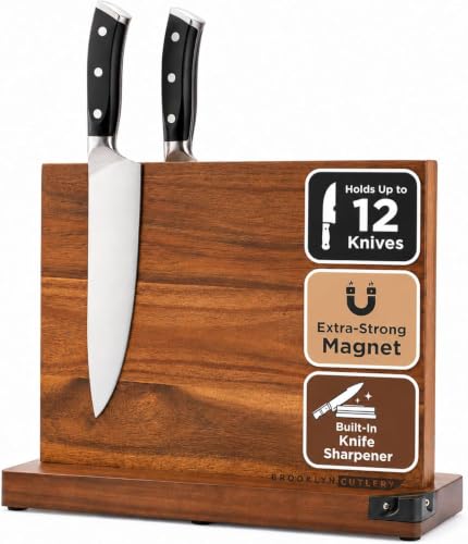 Magnetic Knife Block (12x10 w/ Sharpener)
