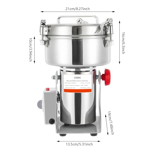 Electric Grain Mill Grinder (2500g)