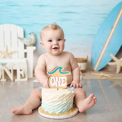 Ocean Wave Cake Topper for 1st Birthday