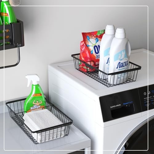 2 PACK】Wire Baskets for Organizing