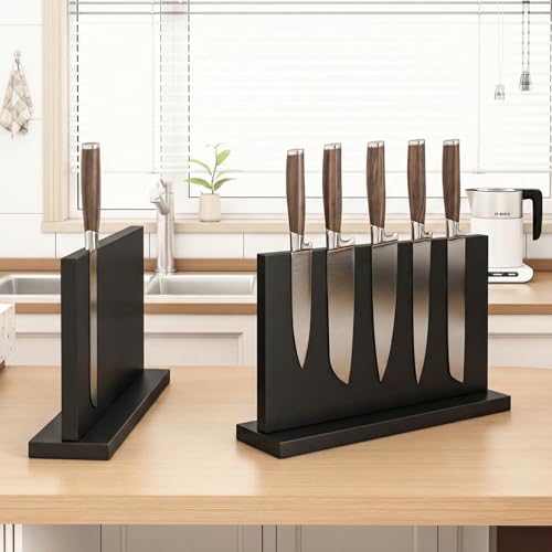 Large Magnetic Knife Holder (16x9 inch Black)