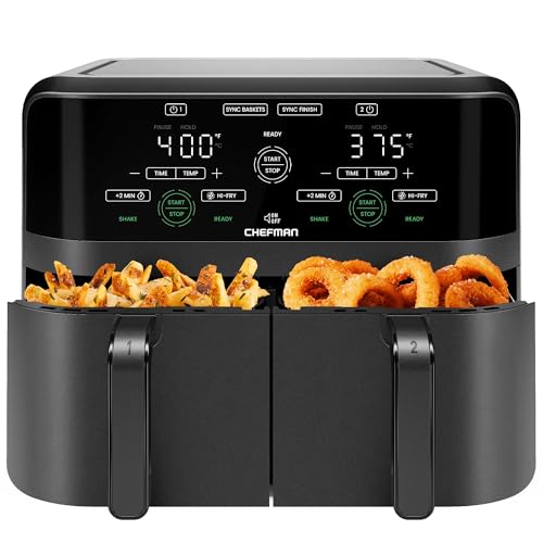 6 Quart Dual Basket Air Fryer (6 Quart)