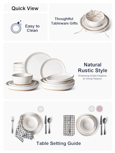 Ceramic Dinnerware Sets for 4 (Dinnerware 12 pieces)