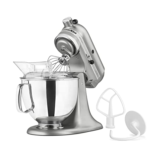 Artisan, 5-Qt Tilt Head Stand Mixer, KSM150PS, Contour Silver (Contour Silver)
