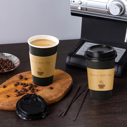 100 Pack 12 oz Coffee Cups (12OZ-100P)