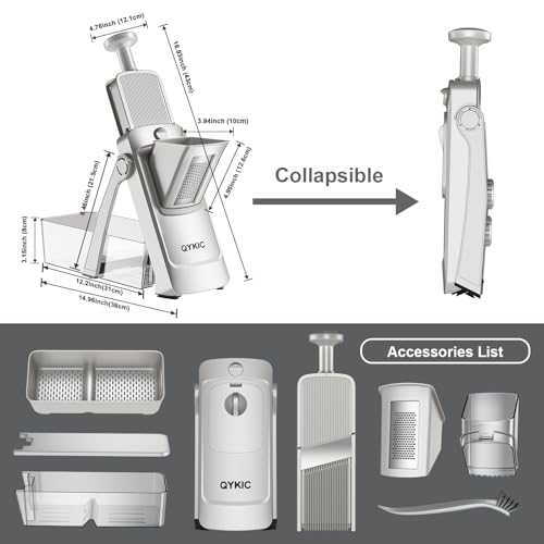 Mandoline Slicer for Kitchen (S4 Sliver)