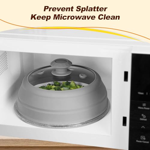 Microwave Splatter Cover (Gray / 10.8inch)