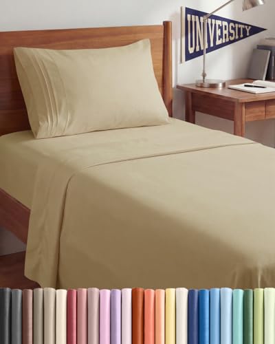 Twin XL 3 Piece Sheet Set (13 - Beige / Twin XL)