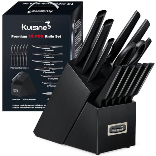 15 Piece Knife Set with Block