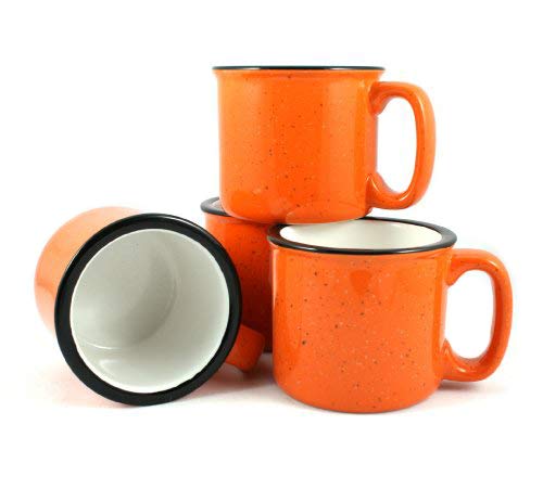Ceramic Campfire Mug (Orange)