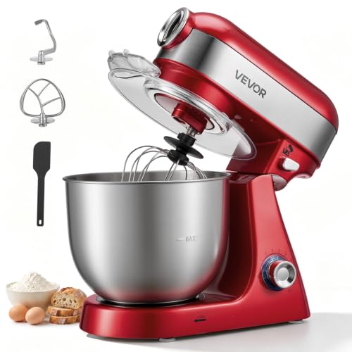 5.3 Qt Tilt Head Stand Mixer 400W Metal Electric Dough Mixer (5L)