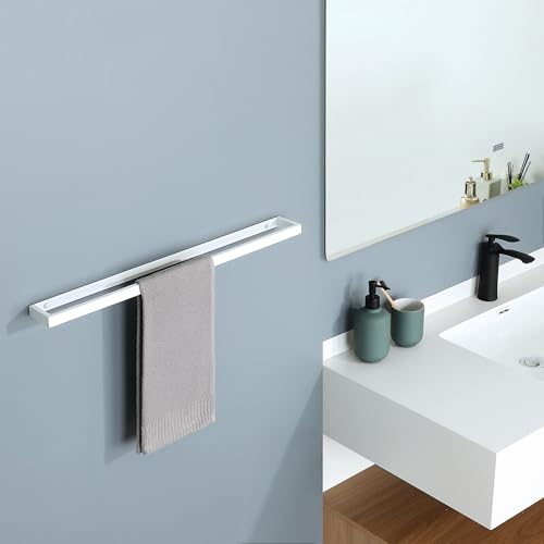 24 Inch Hand Towel Holder Towel Bar for Bathroom Wall Mounted (White / 24-Inch)
