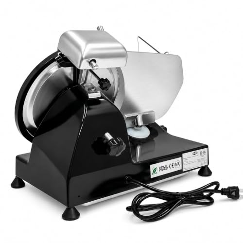 MS 10XS Premium 320W Electric Meat Slicer 10 (Black)