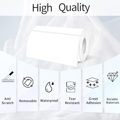 White Thermal Labels 2x4 Inch