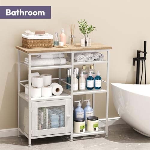 Coffee Bar Cabinet Station (White)