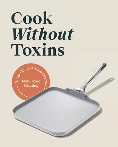11" Non Stick Square Griddle Pan (Gray)
