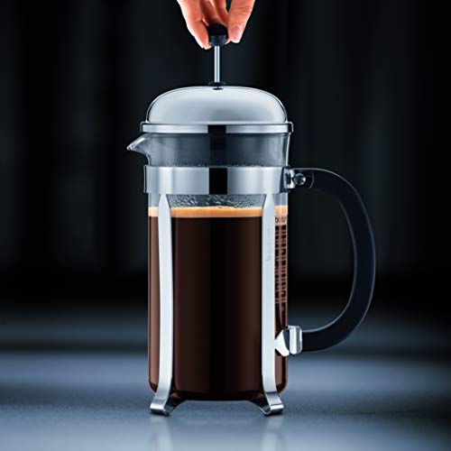 34oz Chambord French Press Coffee Maker (Matte Chrome / 34 oz)