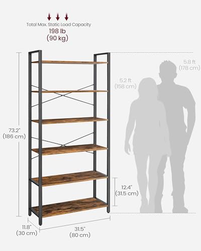 6 Tier Bookshelf