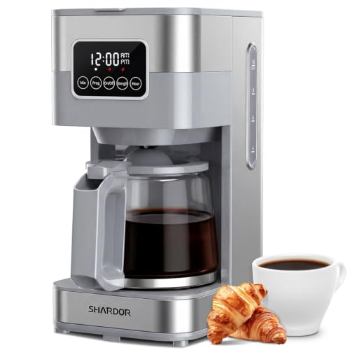 10 Cup Programmable Coffee Maker (Gray)