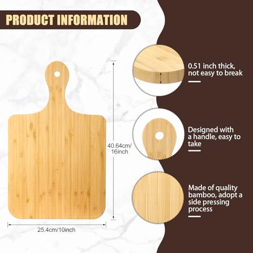 Thick Wood Cutting Boards for Chopping (16 x 10 inches)