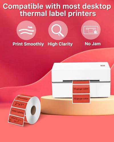 2x1 Inch Thermal Labels