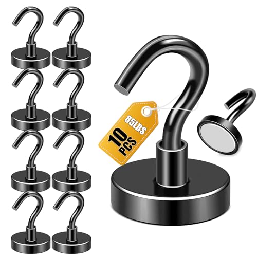 Magnetic Hooks (Black / 0.98in)