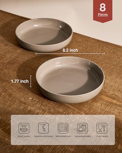 Milkyway 33 oz Pasta Bowls Set of 8 (Cinnamon Brown / Set of 8)