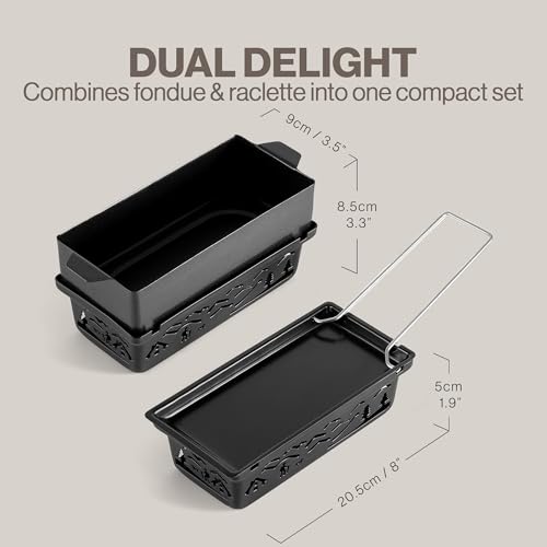 Tandem Candlelight Fondue & Raclette Set