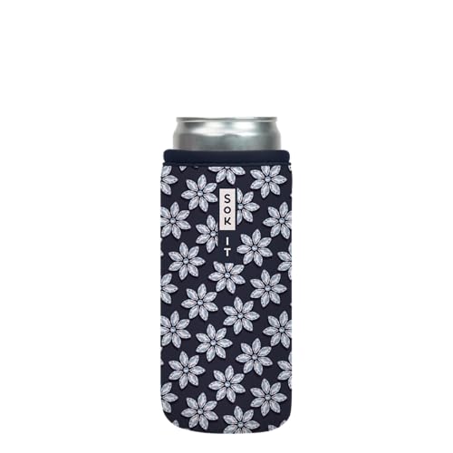 CanSok Sleeve for Beer & Soda Insulated Neoprene Cover (Frost Yourself / 12oz Slim Can Sleeve)