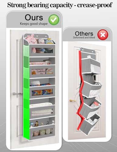 Over The Door Organizer (B Light Gray / 2 Pack)