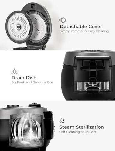 Twin Pressure Rice Cooker (Black)