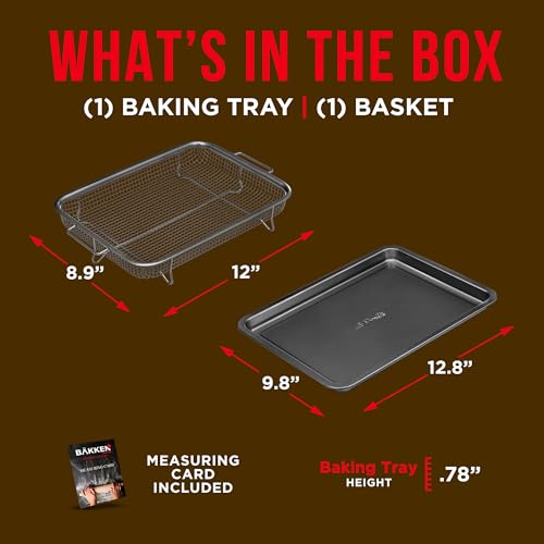 Air Fryer Tray (Gray / 13.78" × 8.86")