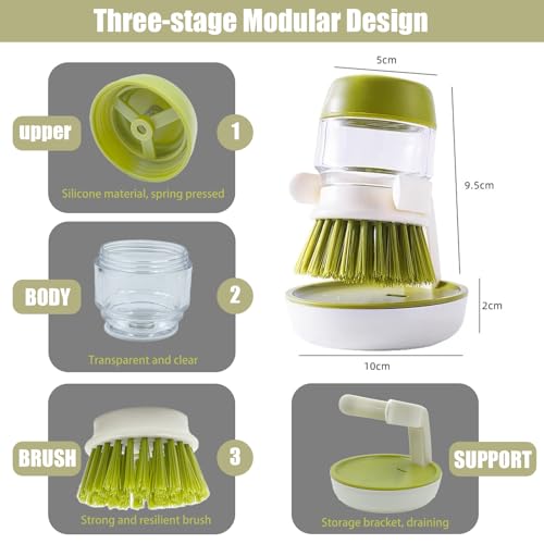Palm Brush Refills (Green&gray)