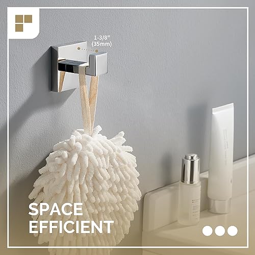 Bathroom Towel Hook (1 Pack / Polished Chrome)