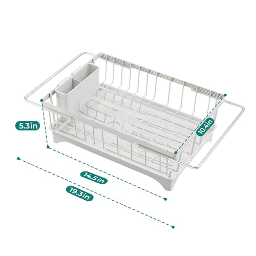 Small Dish Drying Rack in Sink (White)