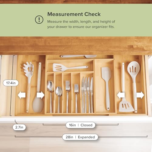 Silverware & Utensil Drawer Organizer