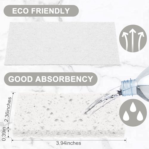 100 Pcs Sponges Bulk Sponges Kitchen Compressed Sponge (100 Count)